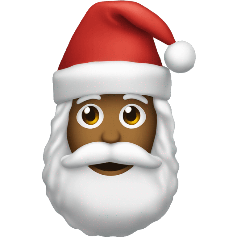 Santa's hat on a plane emoji