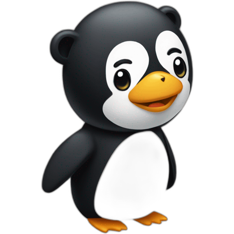 bear penguin combo emoji