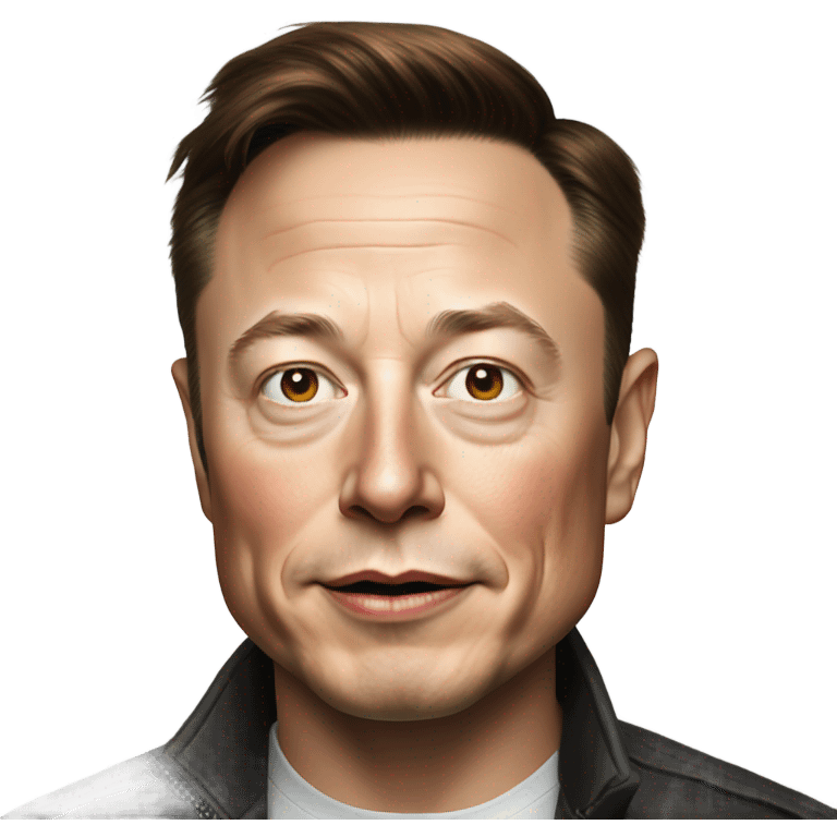 photorealistic elon musk emoji