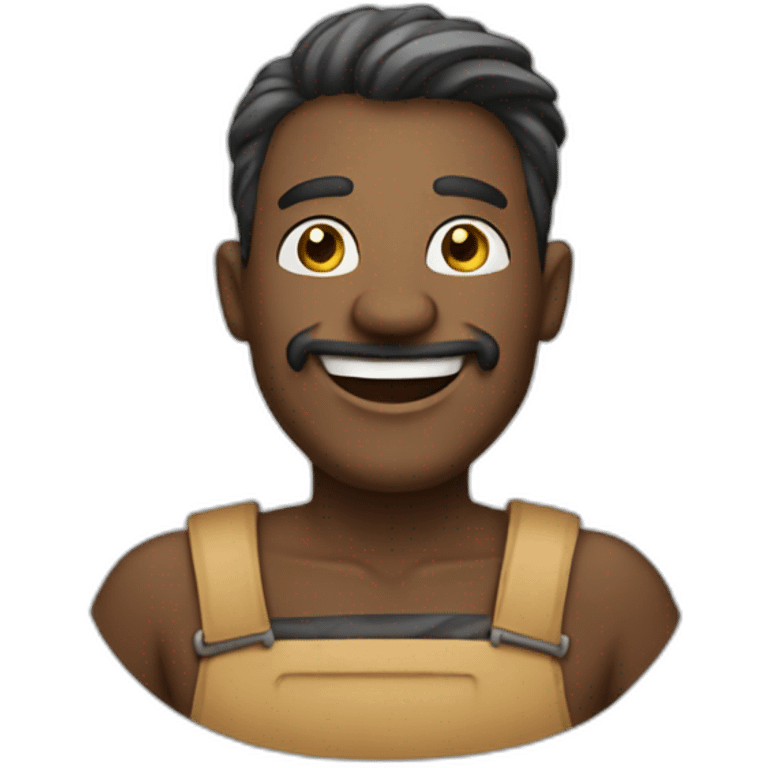 Happy merchant emoji