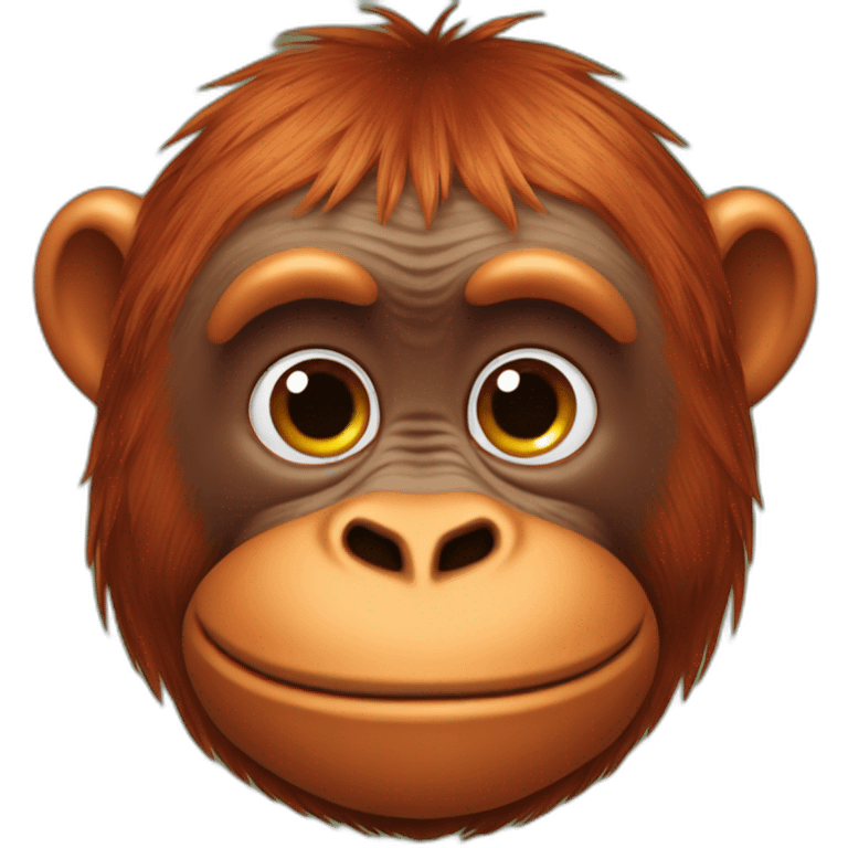 Birthday orangutan emoji