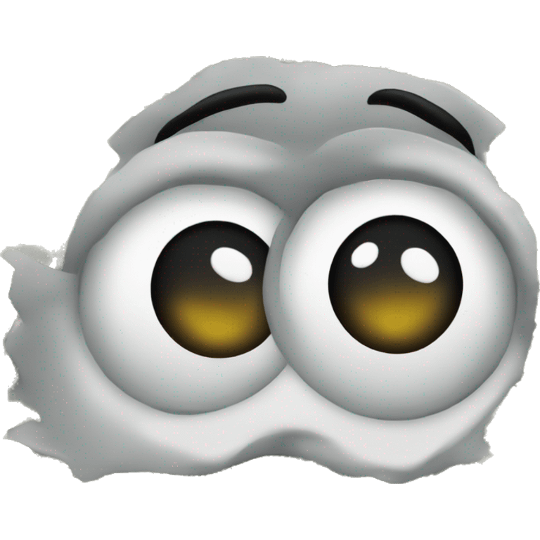 create an eyes emoji with dollar signs on top of the eyes. the emoji should only contain the eyes and the dollar sign nothing else emoji