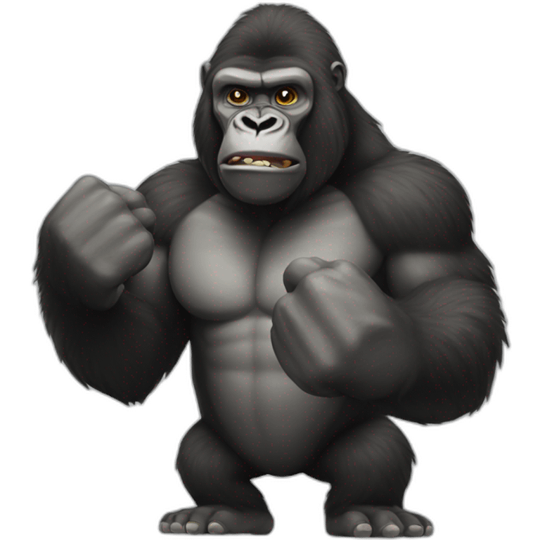 big fist gorilla emoji