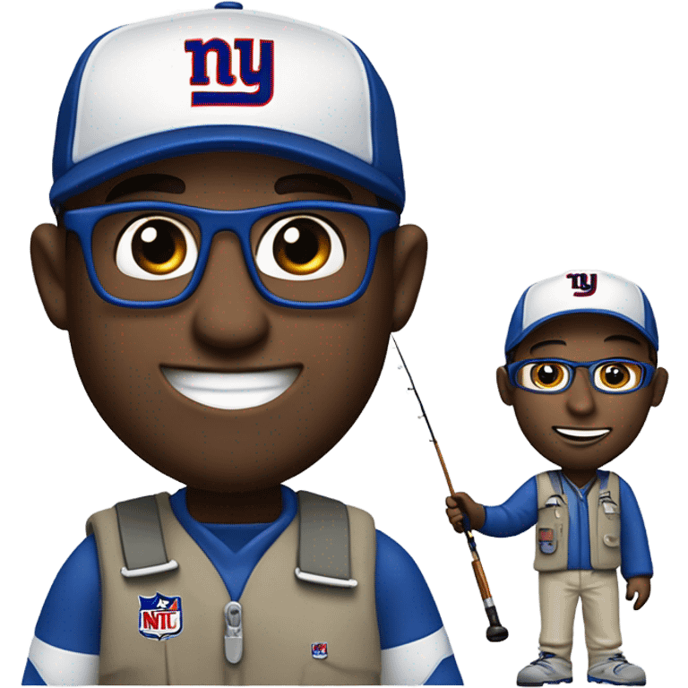 Anesthesiologist father husband flyfshing New York giants emoji