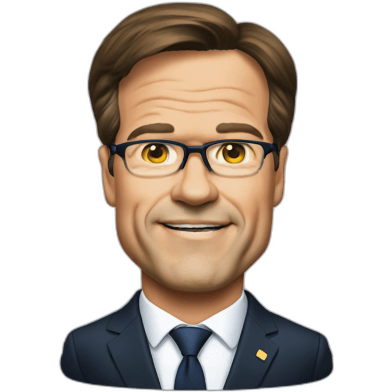 mark rutte in a suit emoji