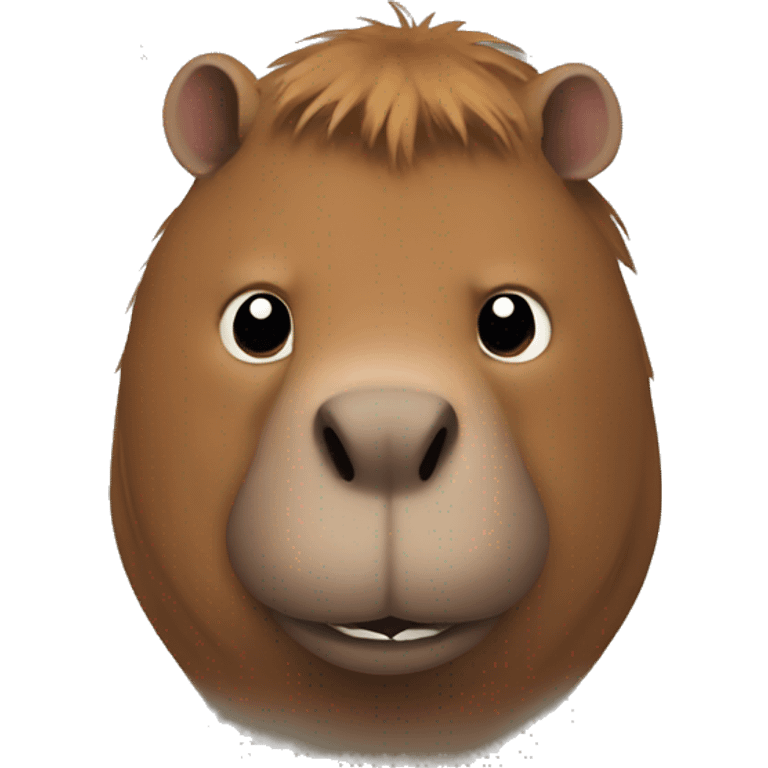 Mad capibara emoji