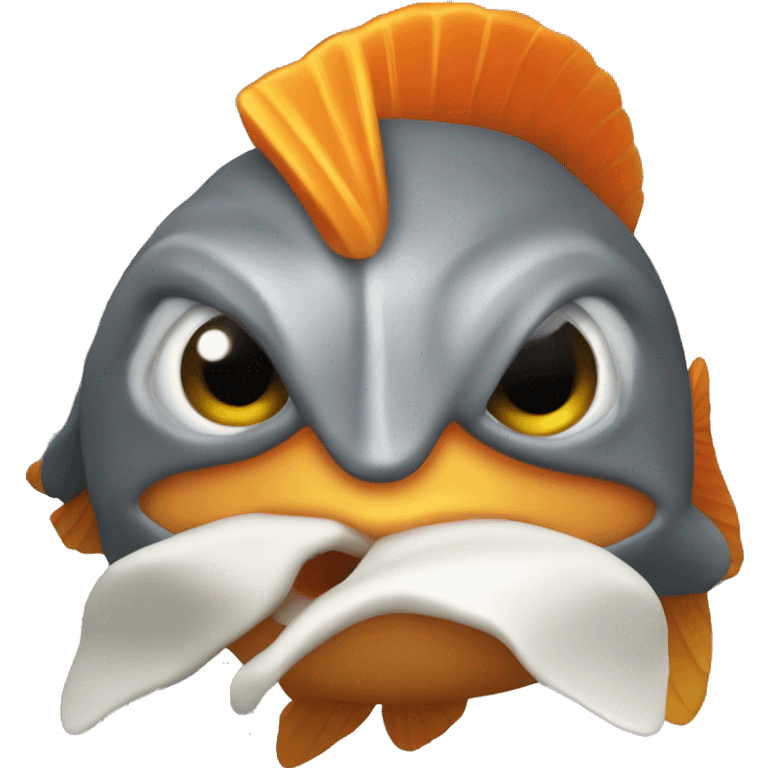 Viking goldfish emoji