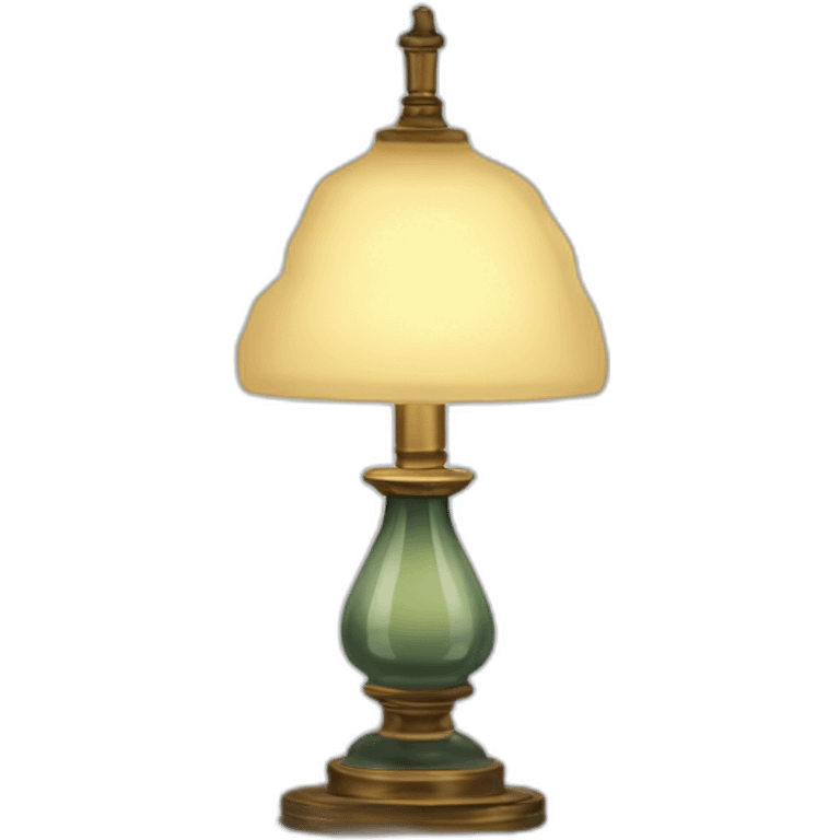 Karl radke glass lamp emoji