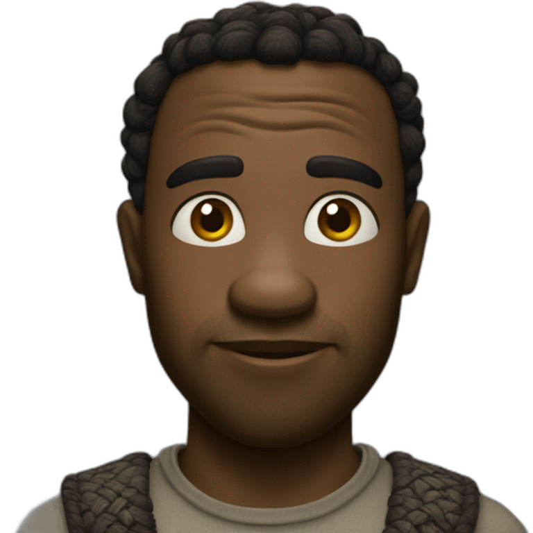 black-shrek emoji