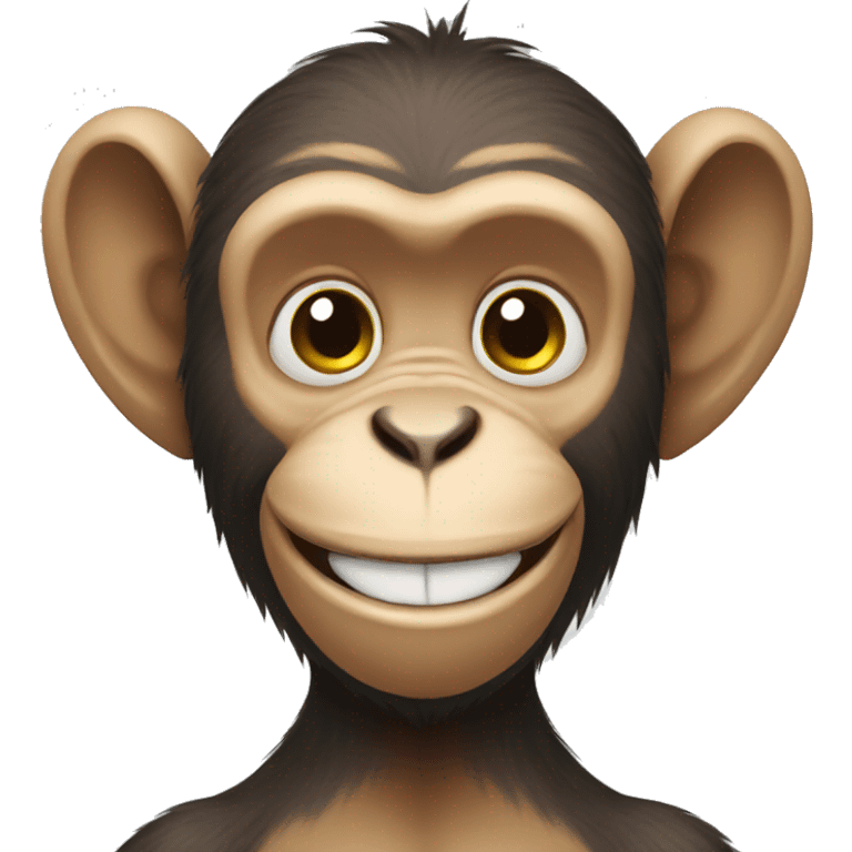 smiling monkey emoji