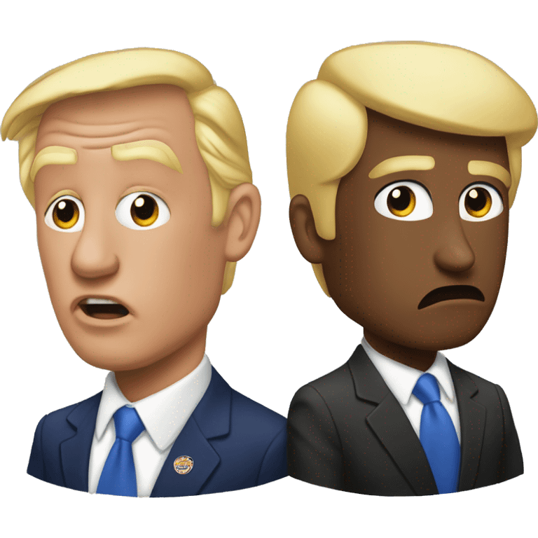 trump vs bien emoji