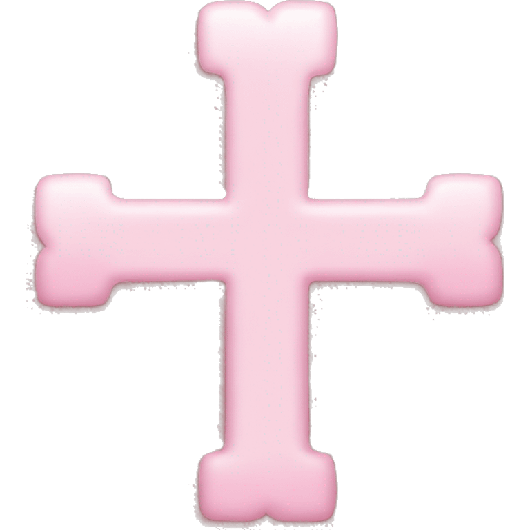 baby pink cross emoji