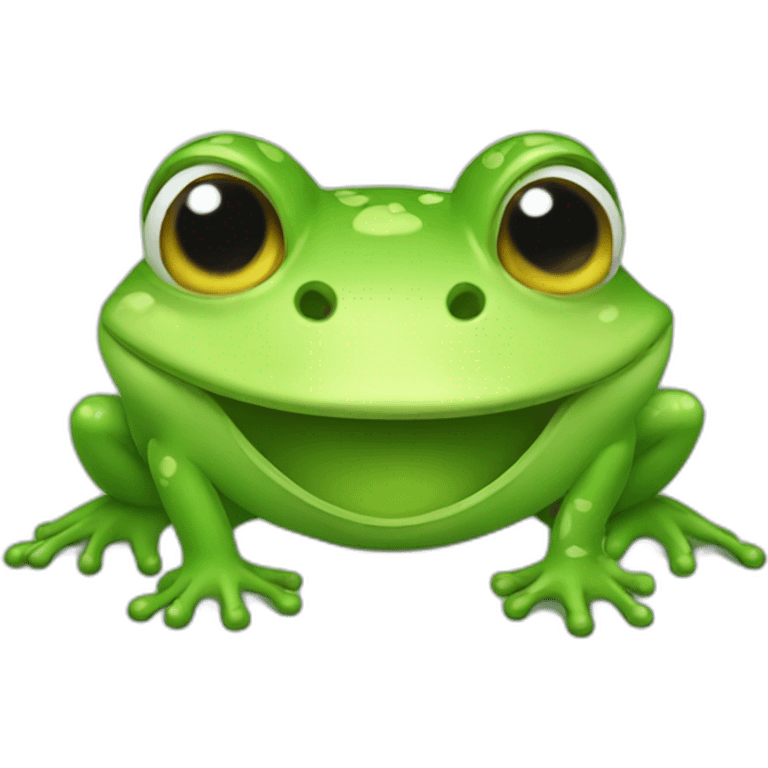 happy frog emoji