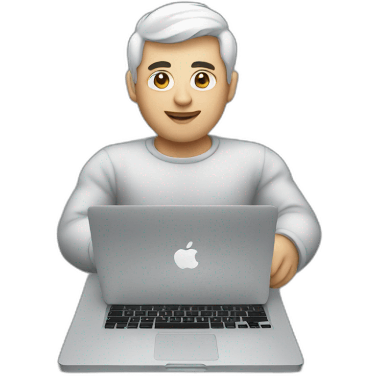 developer and macbook emoji