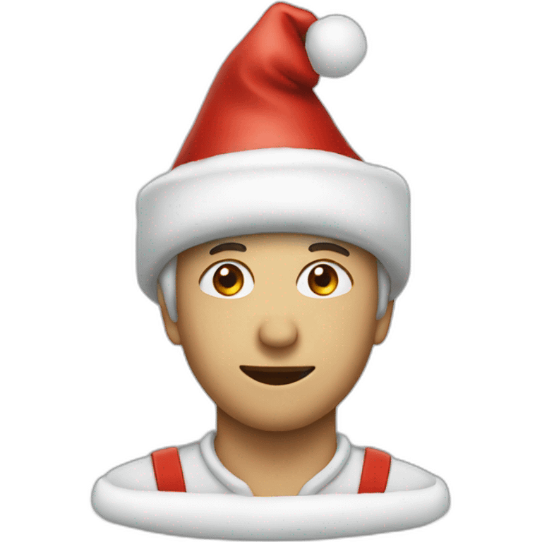 chrimas hat emoji