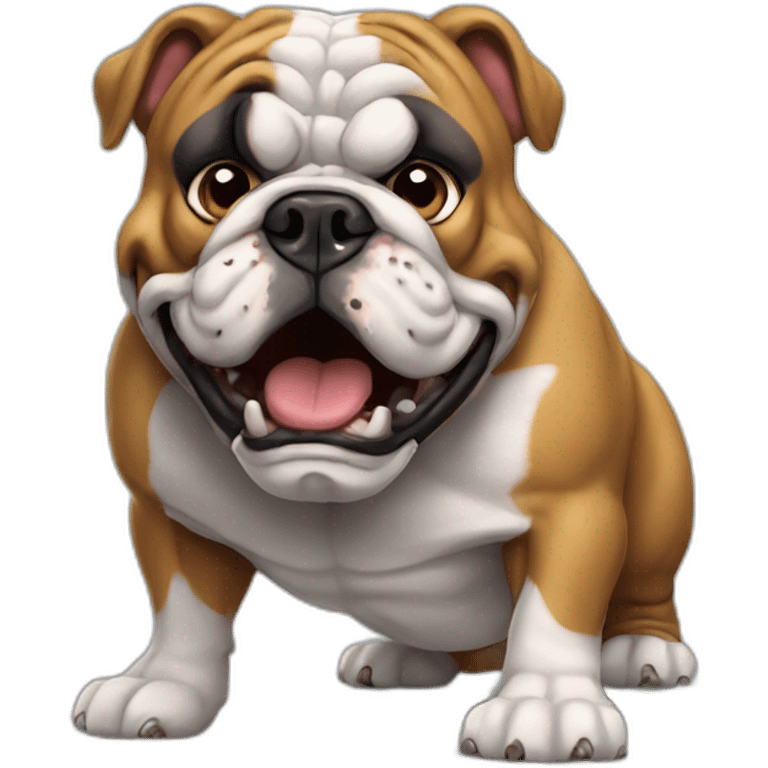 mad british bulldog emoji