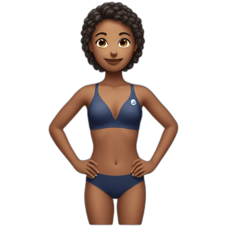 fille en maillot emoji