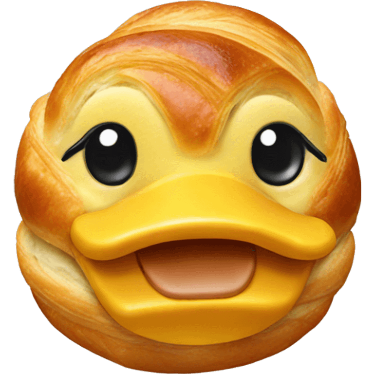 duck croissant emoji