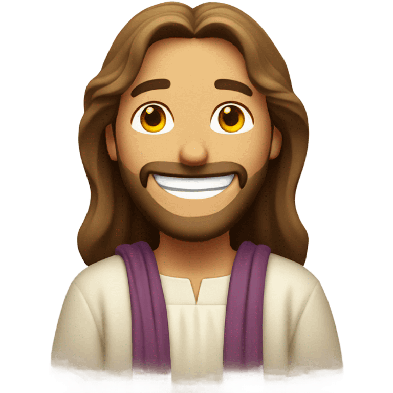 Laughing Jesus emoji