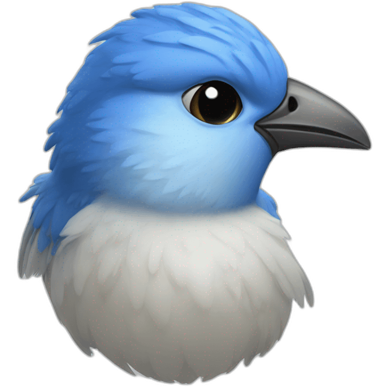 Agapornis azul emoji