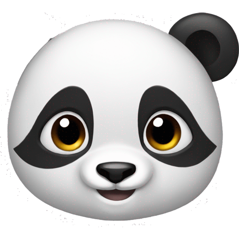 A cute little panda emoji