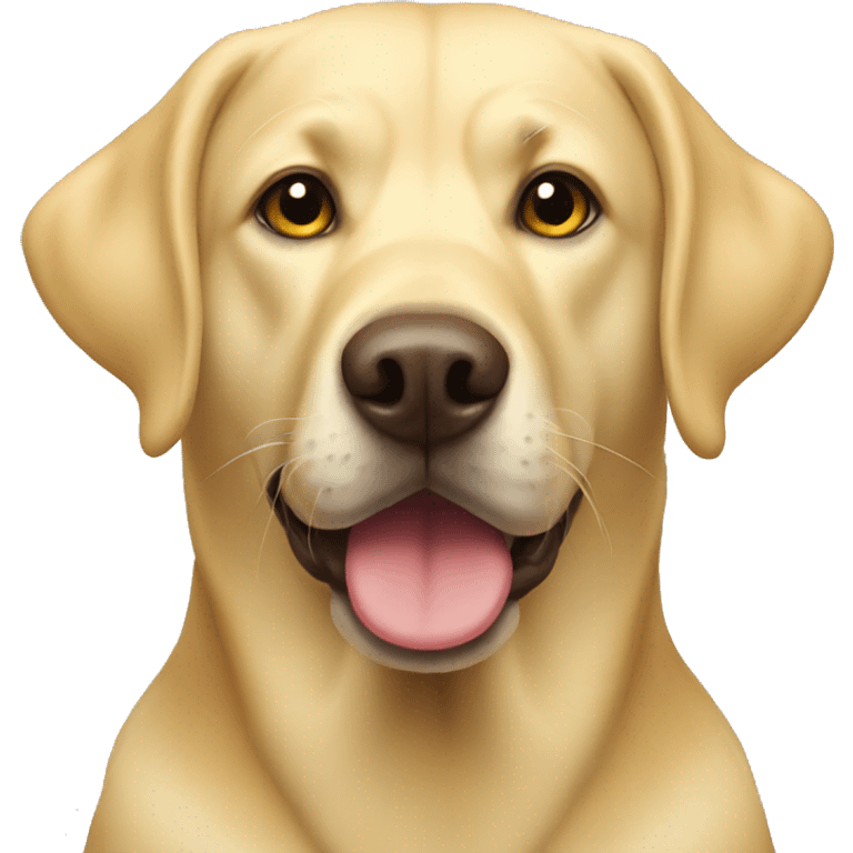 Yellow lab emoji