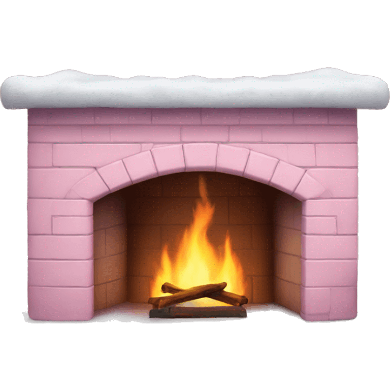 Winter Pink FirePlace emoji