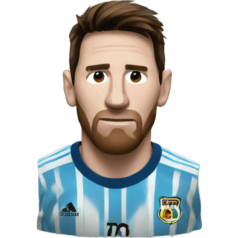 Messi world cup emoji