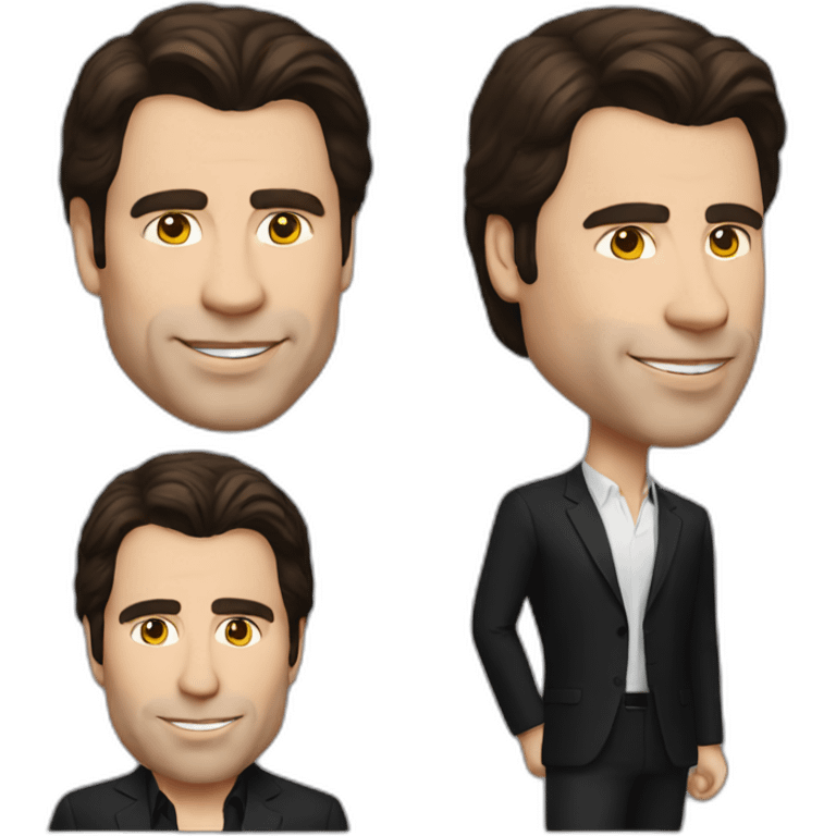 John travolta emoji