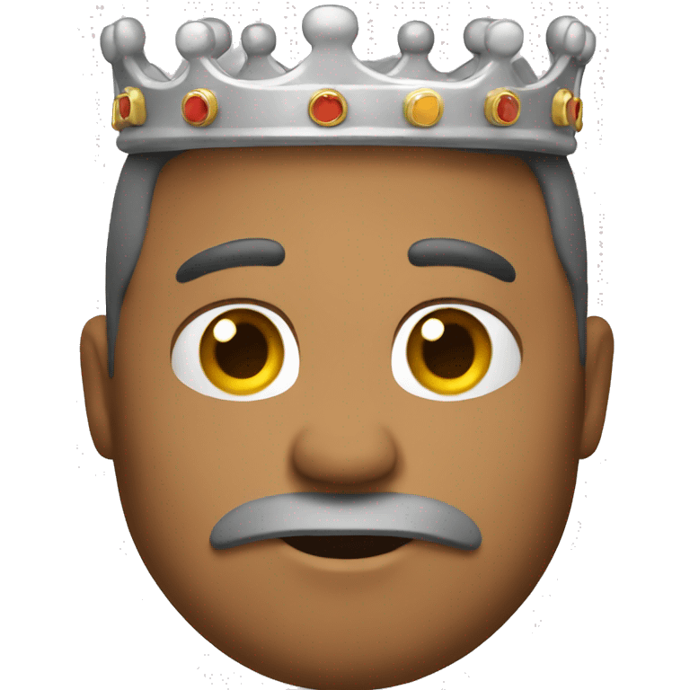 Man with crown on head emoji