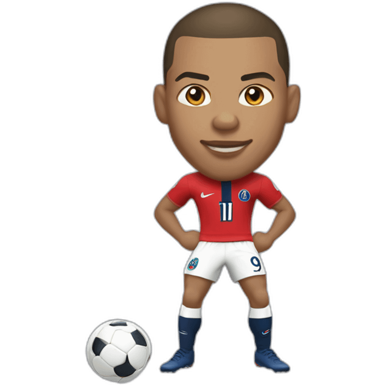 kylian mbappe, psg, buff, world cup, soccer emoji