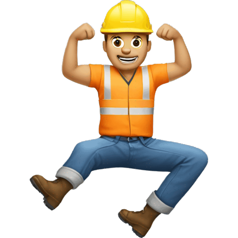 acrobat construction worker emoji