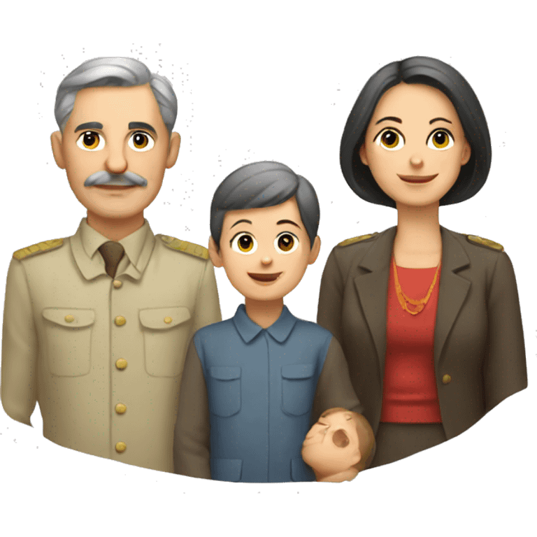 Soviet family emoji