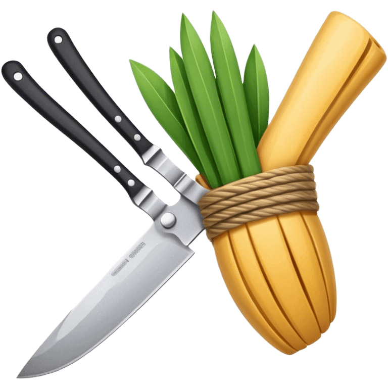 Knife in a sheaf emoji