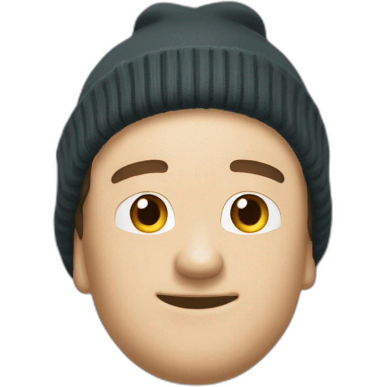 mark hoppus with beanie hat emoji