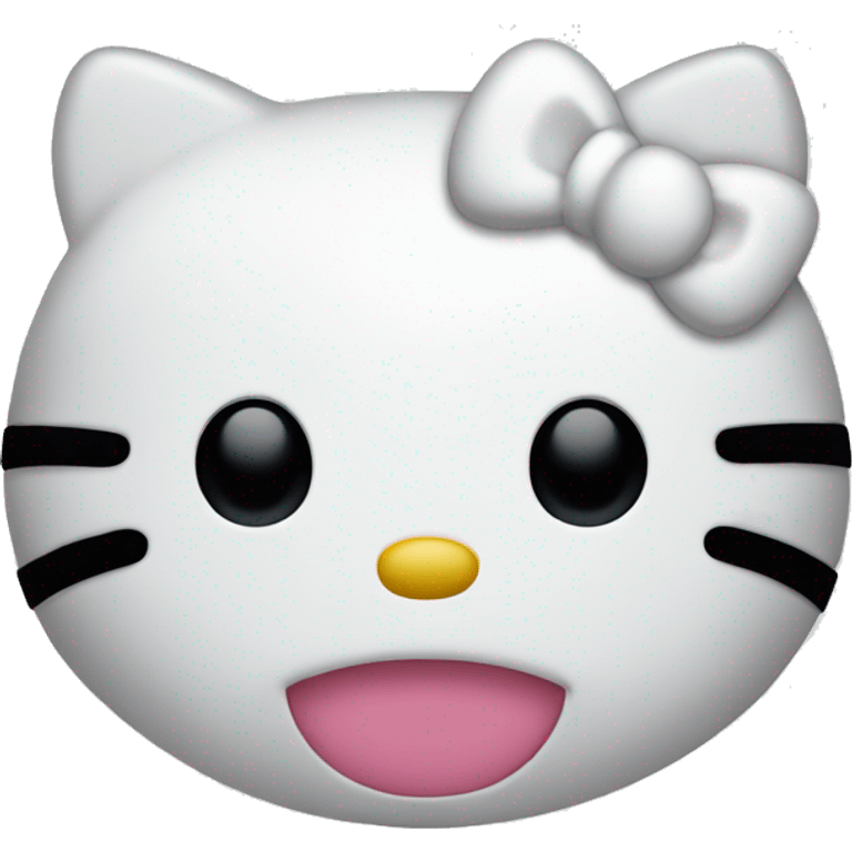 Hello kitty head emoji