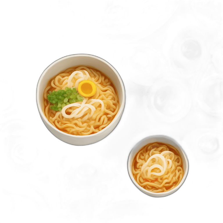 Ramen coréen  emoji