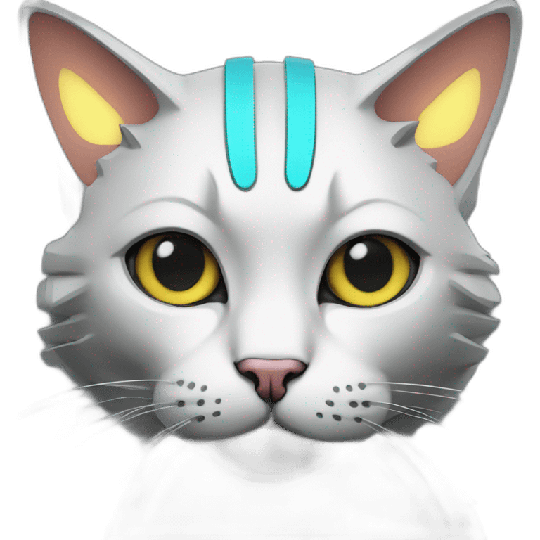 cyberpunk cat emoji