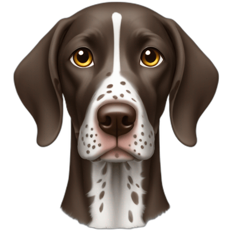 german shorthaired pointer emoji