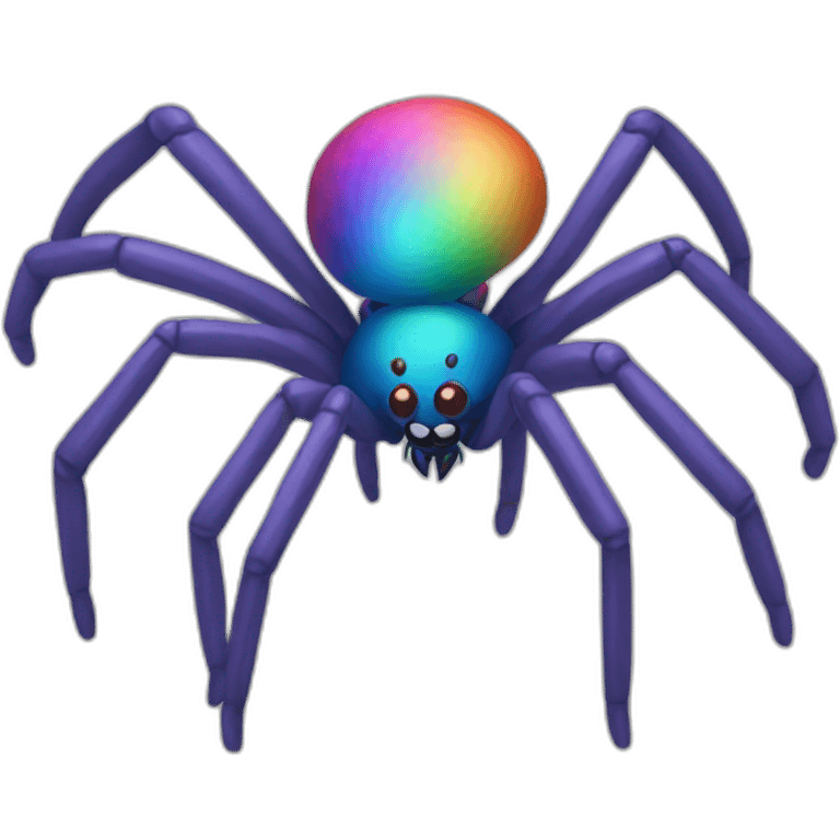 Rainbow Spider Full Body emoji