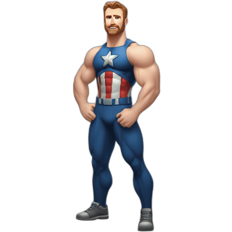 Chris Evans Bodybuilder giant emoji