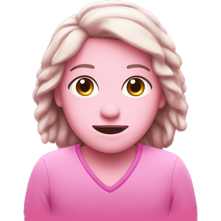 Pink Netflix symbol  emoji