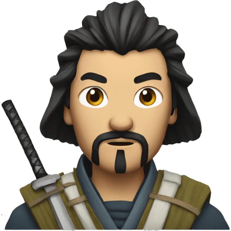 generate a homeless samurai emoji