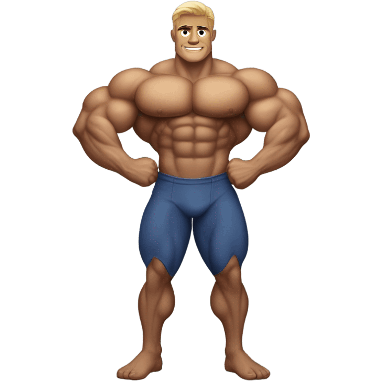 a bodybuilder  emoji