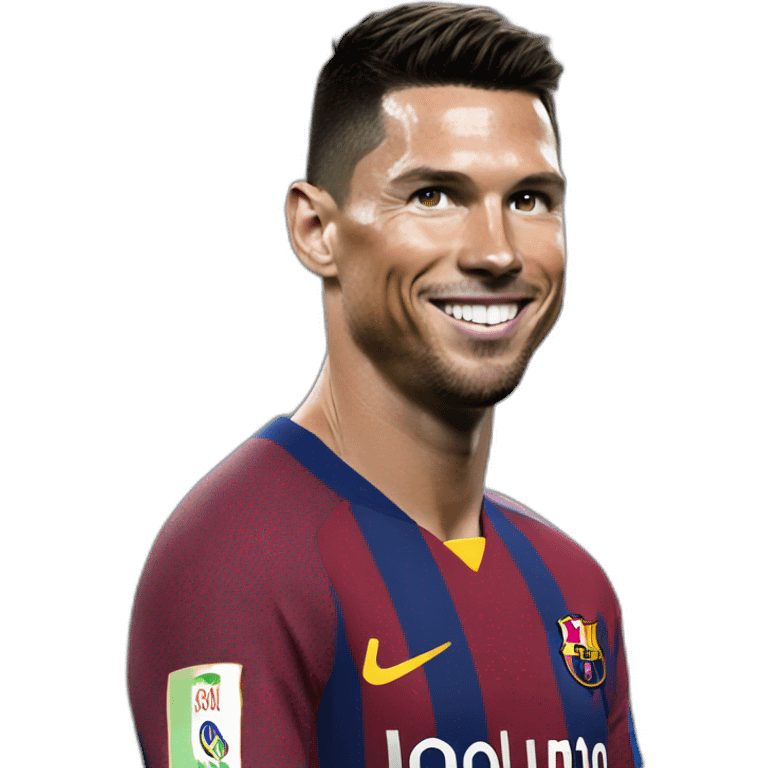 Ronaldo sur messi emoji