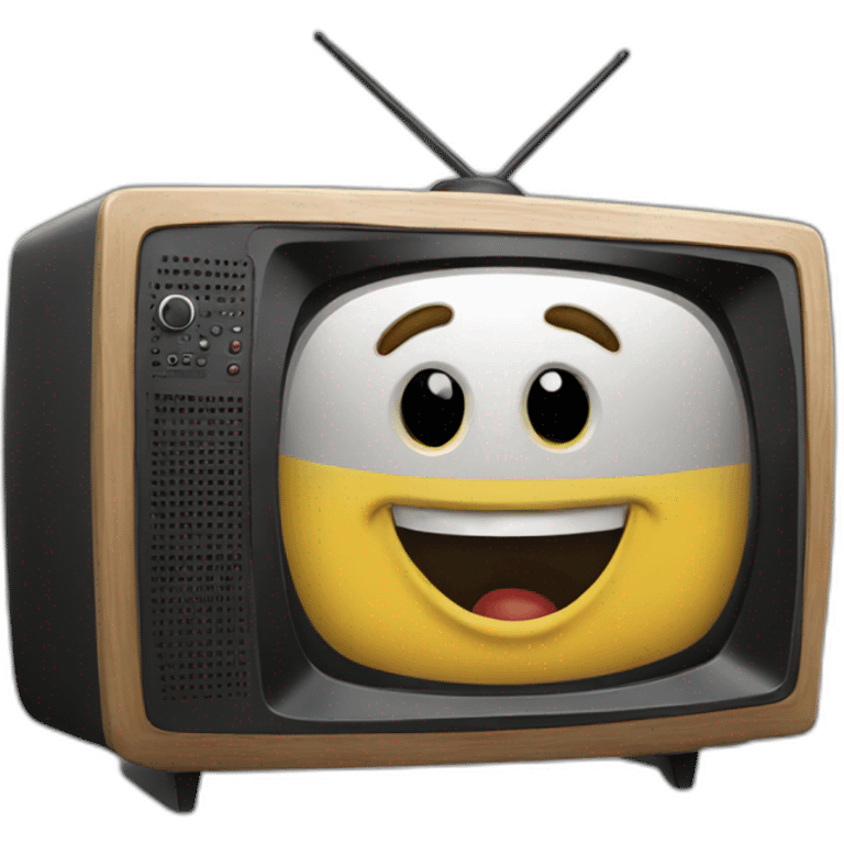 high interactive tv box emoji