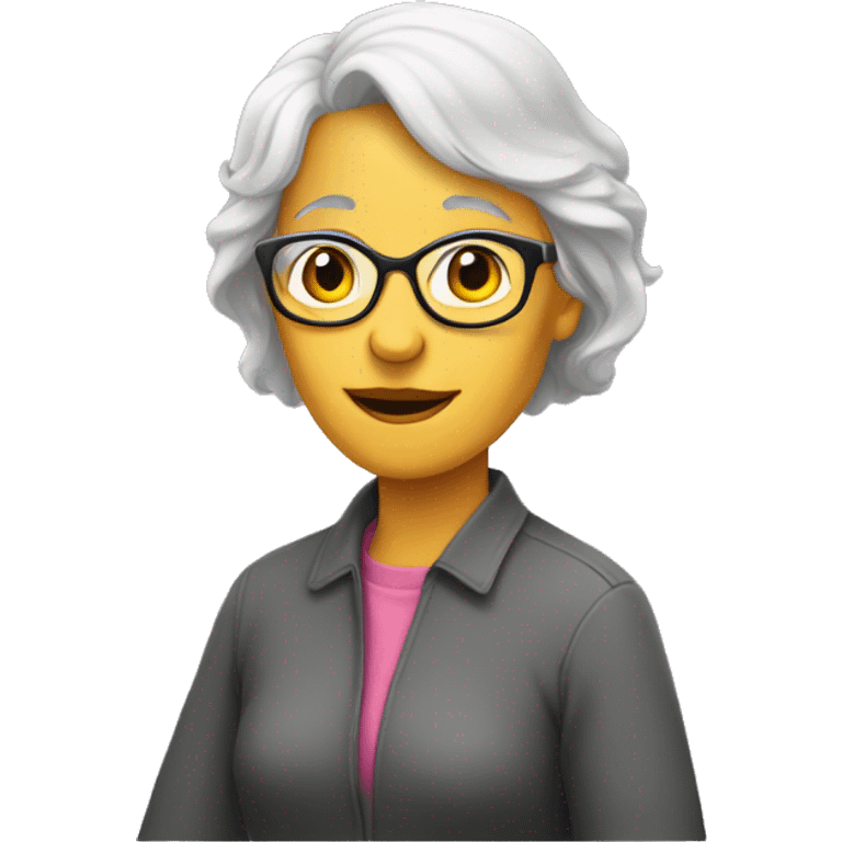 Pansexual Elder Female Named Heidi emoji