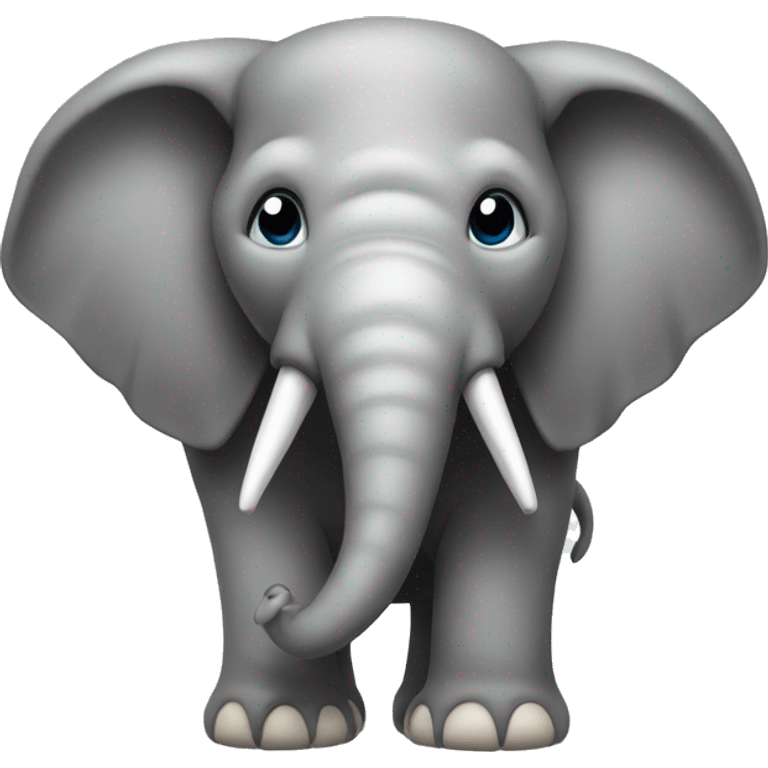 CHAT Fâché avec une trompe d'élphant emoji