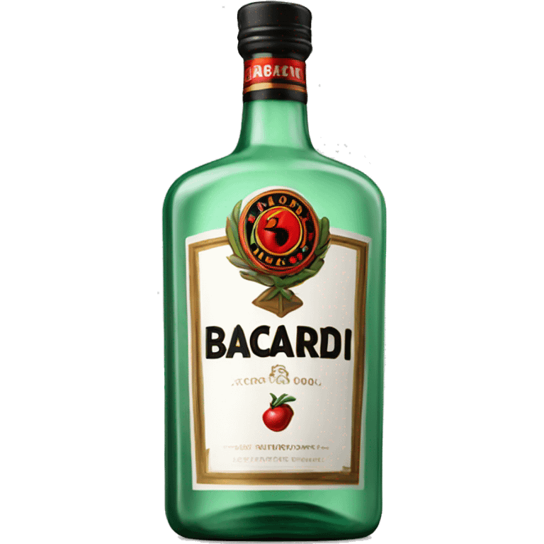 Bottle of Bacardi emoji