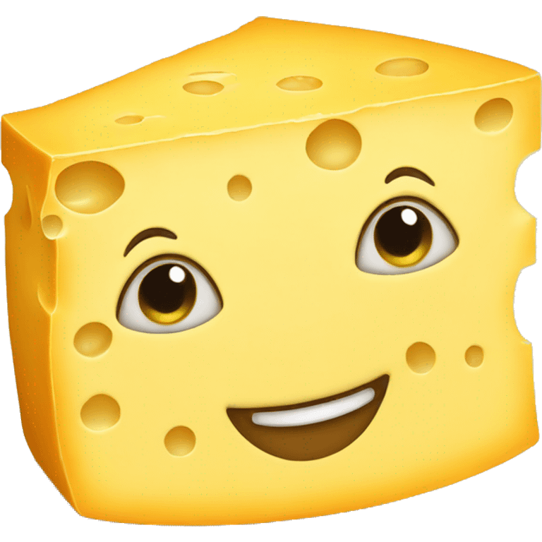 yellow cheese emoji